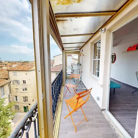 Rooftop Terrace Studio Historical Center * Montpellier