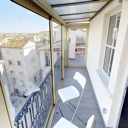 Rooftop Terrace Studio Historical Center Montpellier
